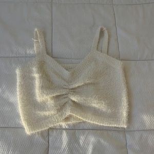 (hazel moon) cream crop top